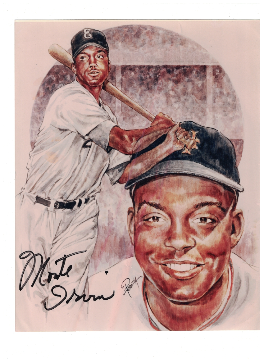 Monte Irvin New York Giants Baseball HOF Signed 8 x 10