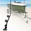 [US Local Warehouse] Boat Trailer Steps with Handrails Anti-Slip Boat Trailer Ladder Yacht Staircase Marine Trailer Step Capacity 450 lbs for Boats Dock & Launching