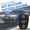 3 Buttons Rubber Pad for Flip Remote Car Key Shell (w/ Letter)