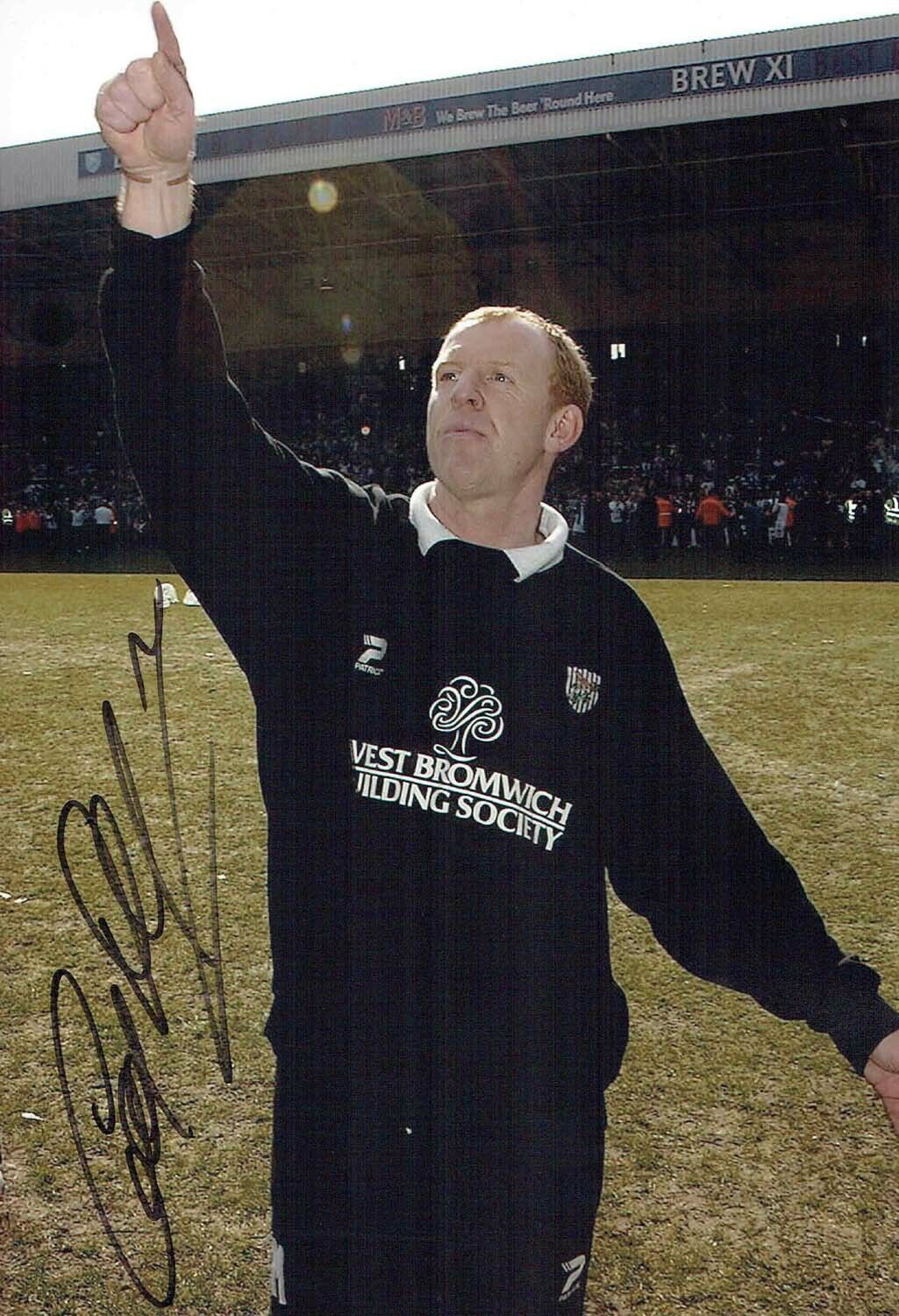 Gary MEGSON Signed Autograph West Bromwich Albion Manager Photo Poster painting 2 AFTAL RD COA