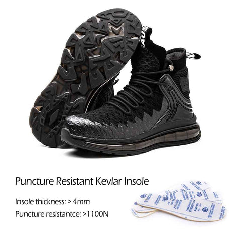 Kevlar Midsole Puncture-Resistant Work Boots For Men