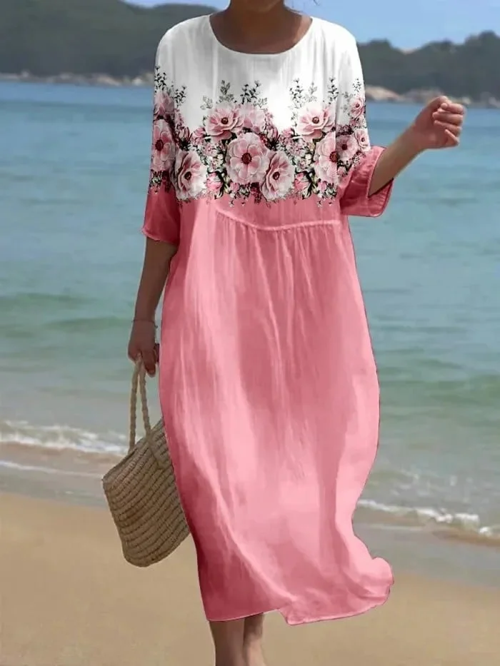 Women's Casual Floral Dress
