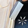 Aluminum Alloy Mini Woodworking DIY Hand-Chamfering Corner Thin Bevel Rounded Corner Sharp Corner Trimming Tool Planer