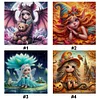 (Multi-Style) Girl-11CT Stamped Cross Stitch 50*50cm/19.69*19.69in