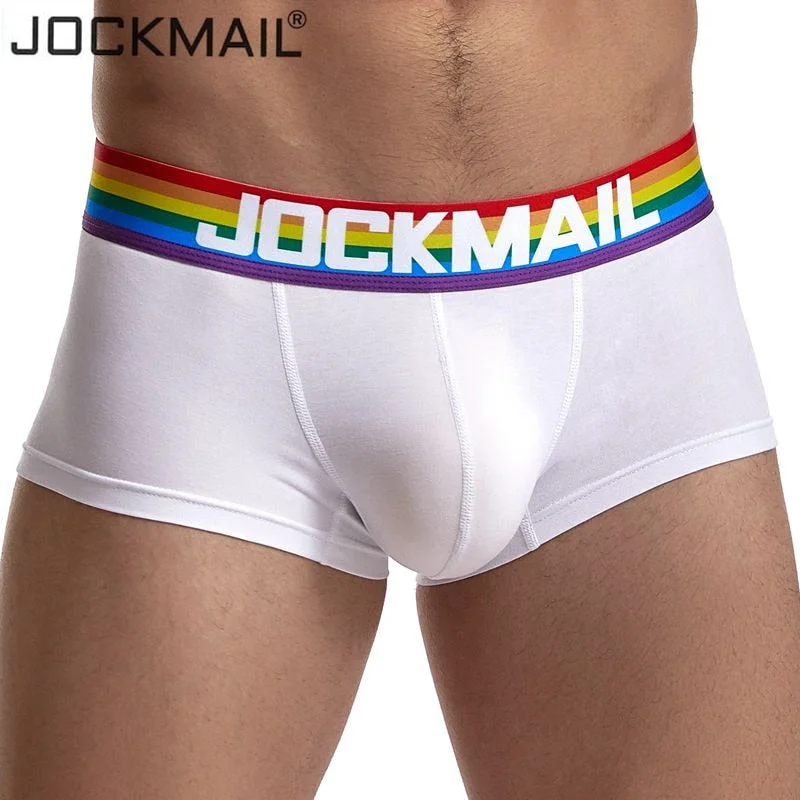 Boxer Men  Underwear Cotton Rainbow Mesh Thermal Underpants Shorts Pijama Cuecas Masculinas Calzoncillos Hombre Slip