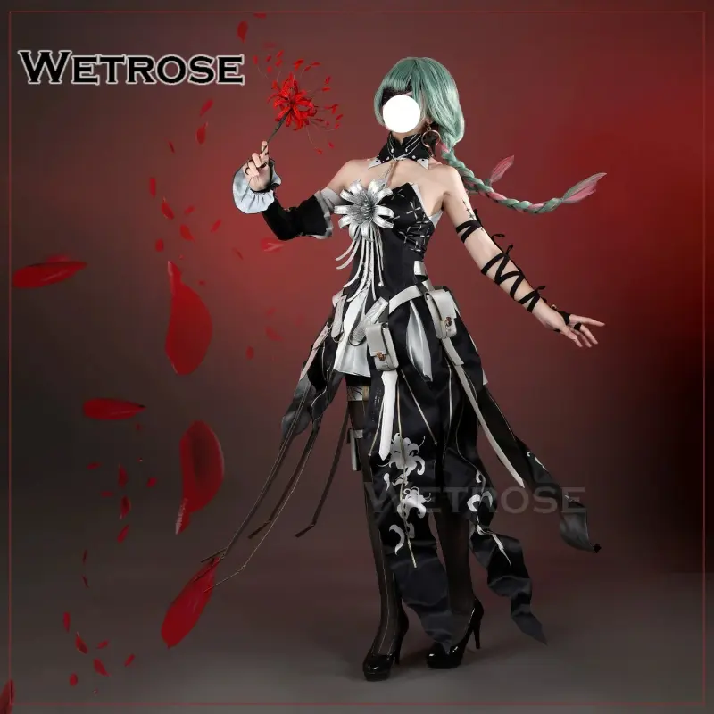 [Wetrose] Pre-Order Wuthering Waves Phrolova Black Dress Game Outfit Cosplay Costume 