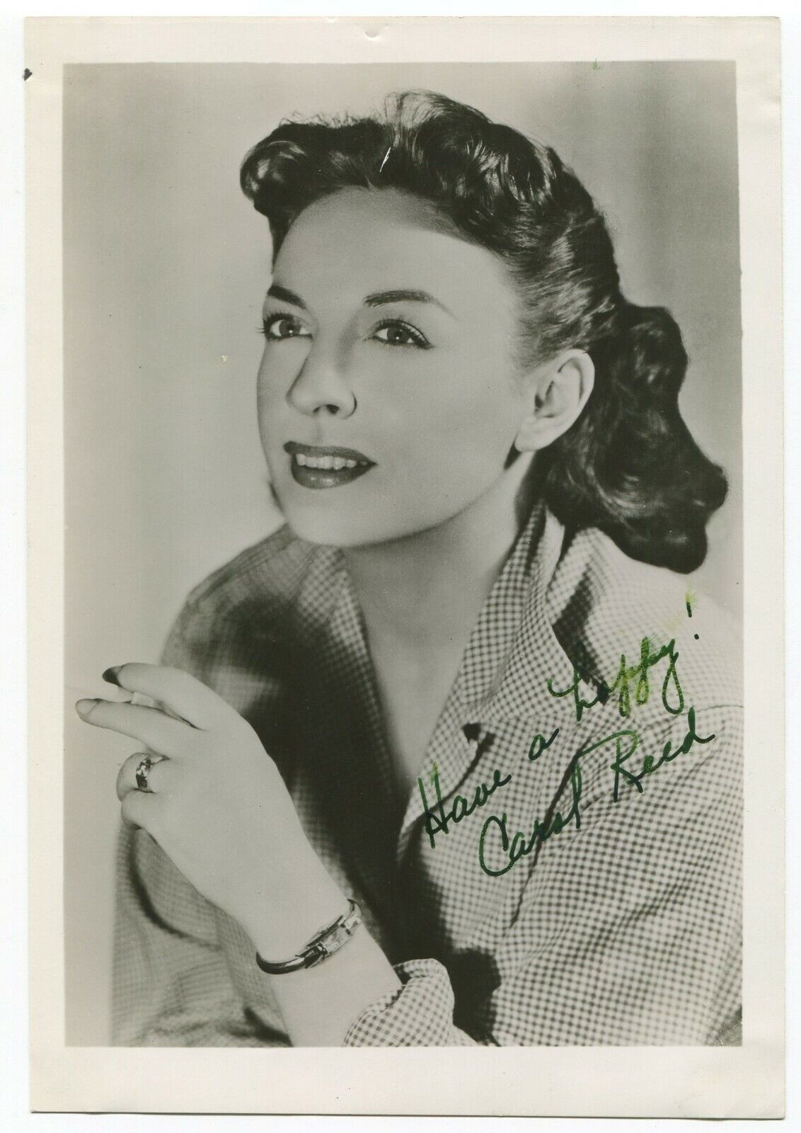 Carol Reed Signed Photo Poster painting Autographed Signature CBS New York Weather Girl