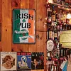 Irish  pub - Panneaux en &eacute;tain m&eacute;tallique(20*30cm/30*40cm)