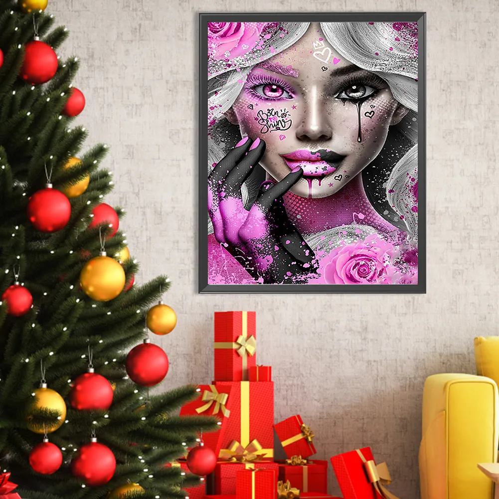 Full Round Diamond Painting 40*50cm - Girl