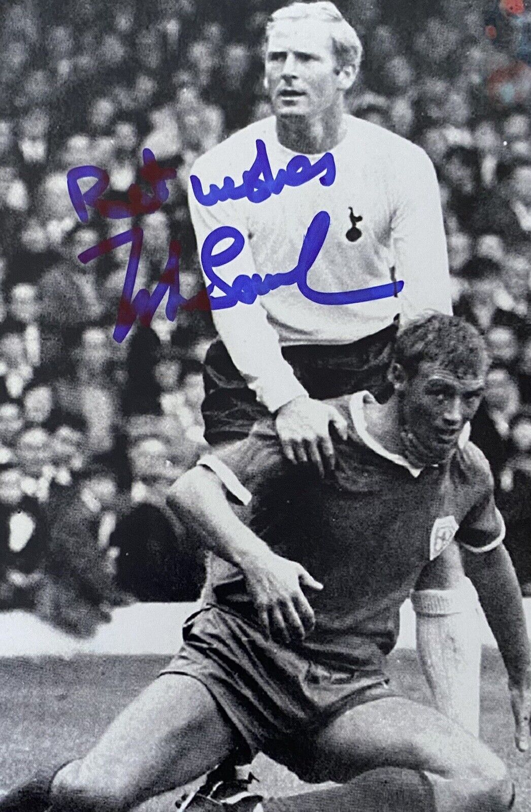 Frank Saul Genuine Hand Signed Tottenham Hotspur 6X4 Photo Poster painting 2