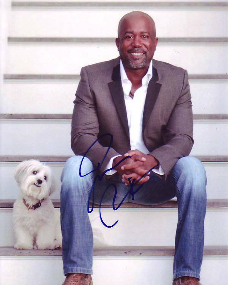 Darius rucker signed autographed Photo Poster painting