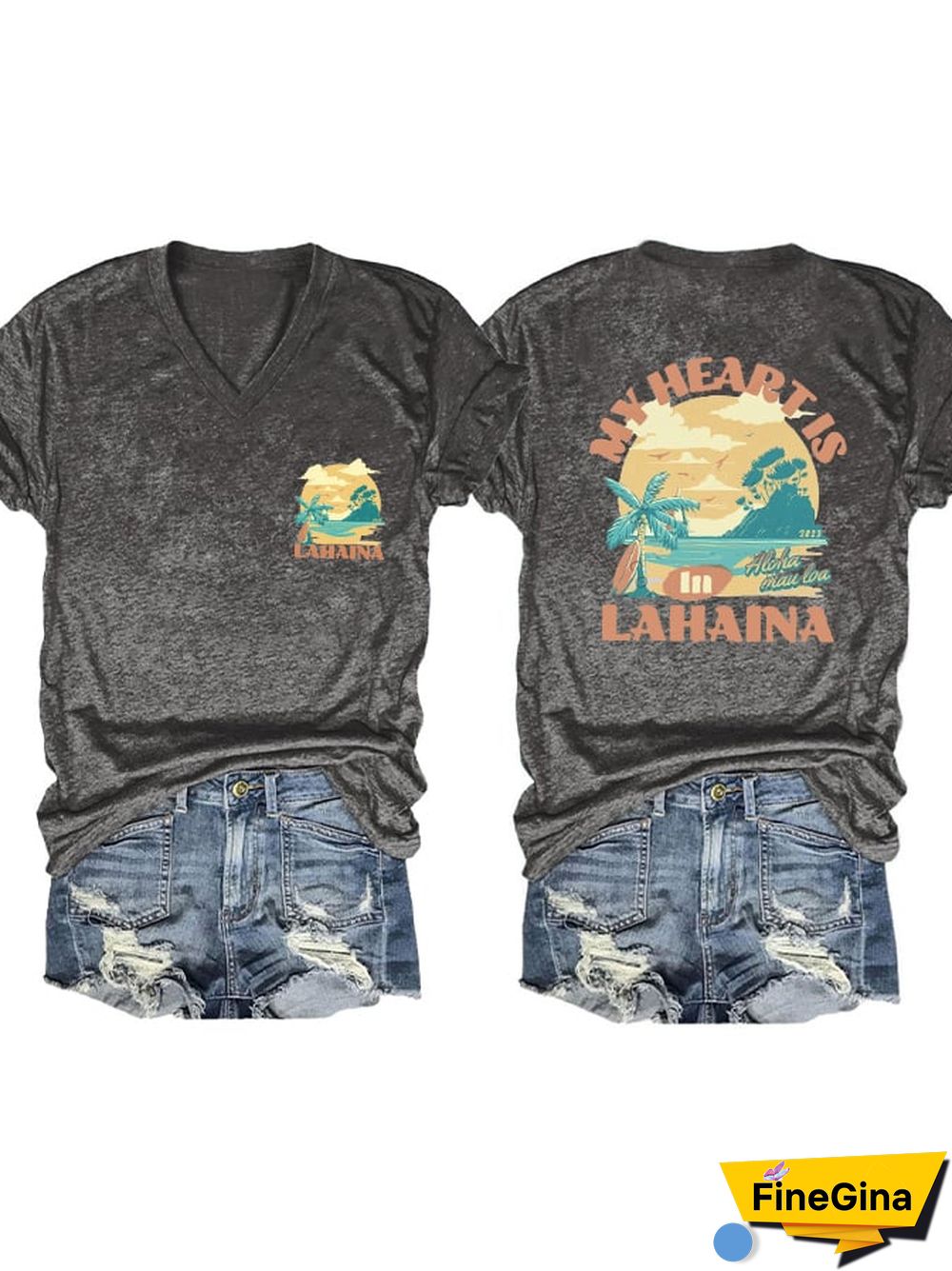 Women's Lahaina Strong Casual T-Shirt