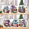 Diamond Painting Christmas Snowman Greeting Cards Congratulations Cards & Gifts