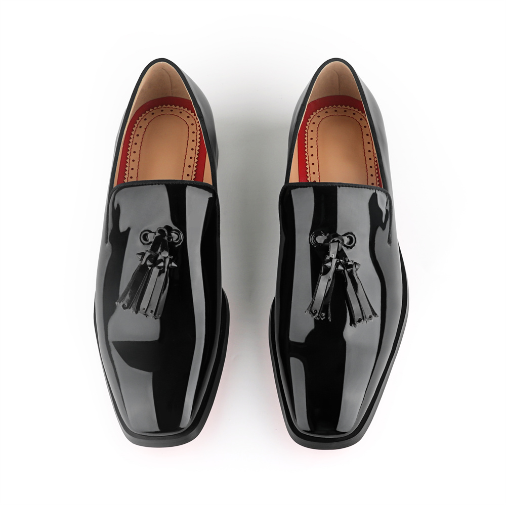 Merumote Gentleman's Oxford Shoes Red bottom Classic Formal Shoes-MERUMOTE