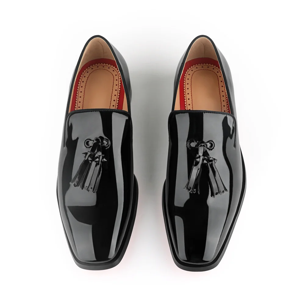Merumote Gentleman's Oxford Shoes Red bottom Classic Formal Shoes-MERUMOTE