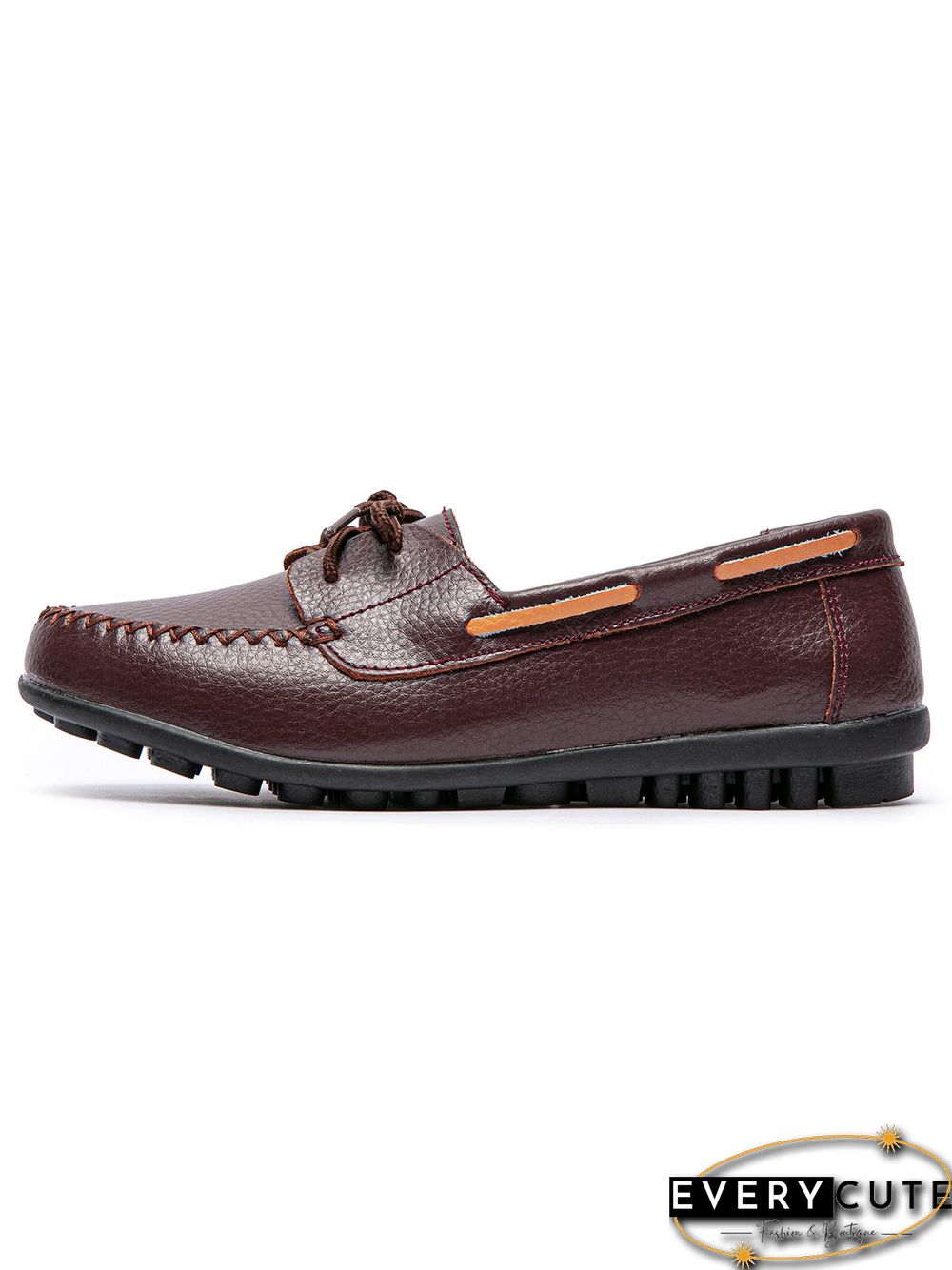 Retro Casual Simple Lace-up Flat Shoes