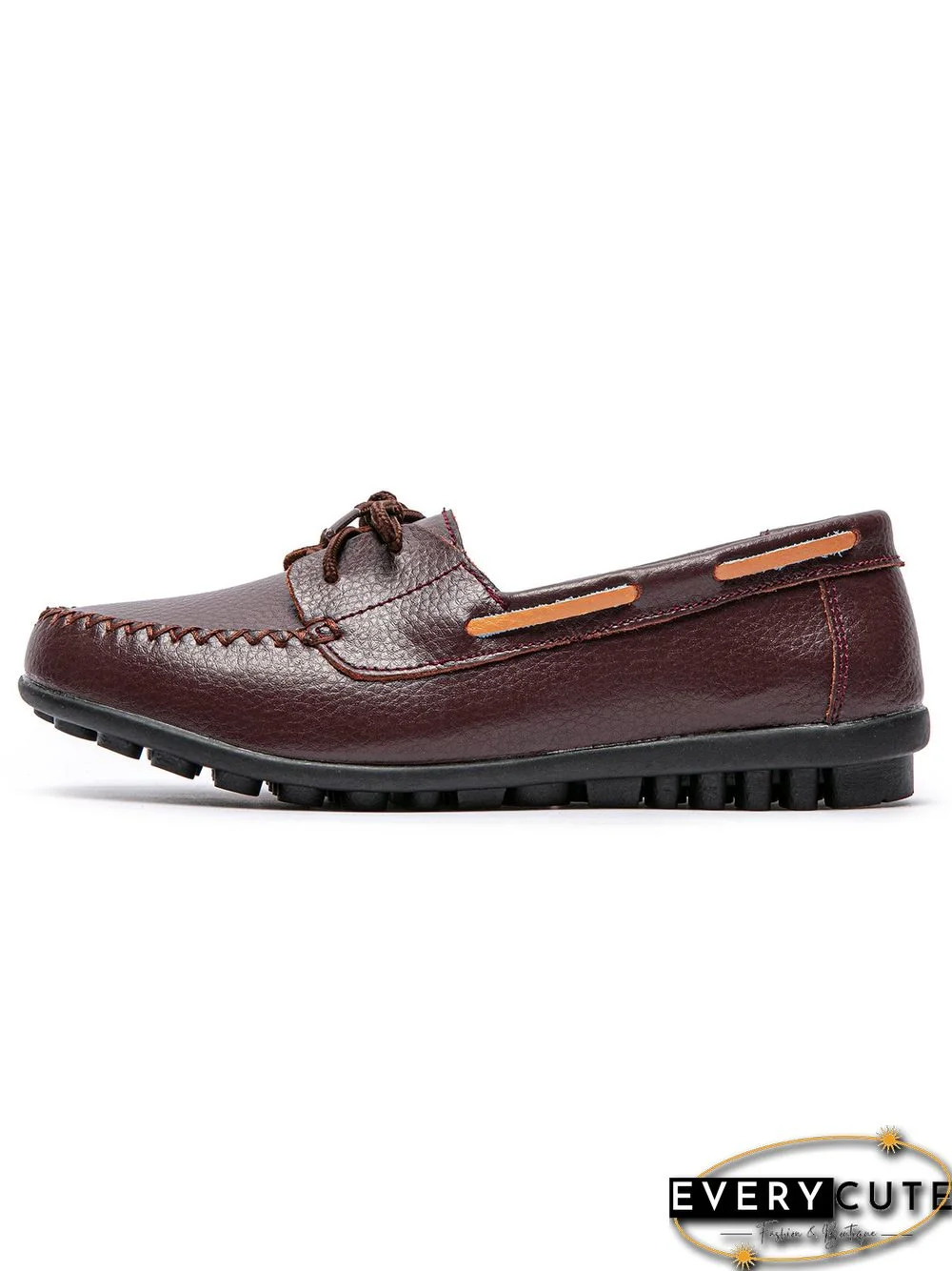 Retro Casual Simple Lace-up Flat Shoes