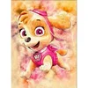 Diamond Painting -DIY Round Drill Cartoon Dogs
