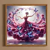 Belle jupe fille-ronde drill diamond painting-40*40cm