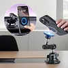 Magnetic Car Phone Holder 360 Rotation Metal Phone Holder for Car/Gym//Shower