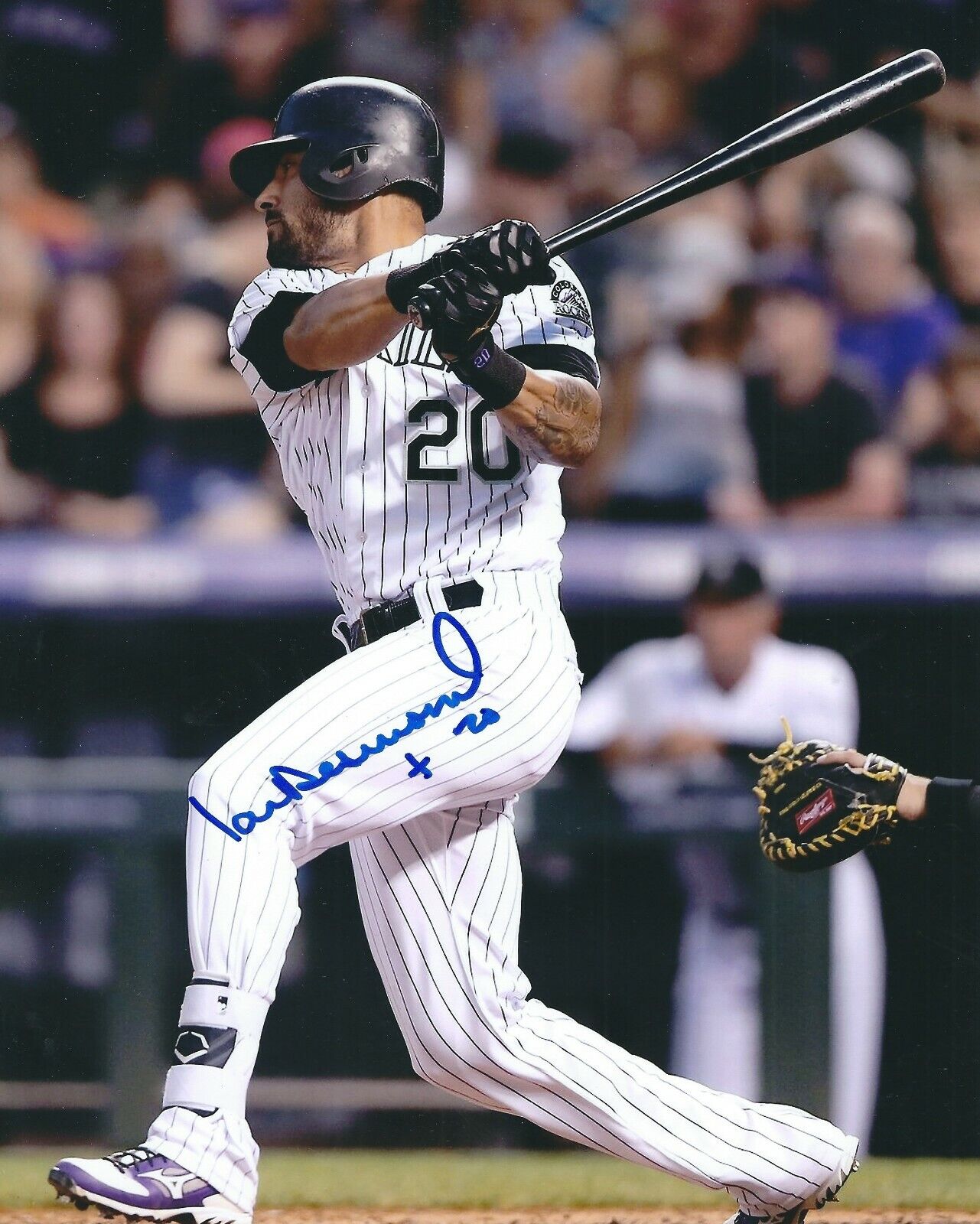 Signed 8x10 IAN DESMOND Colorado Rockies Autographed Photo Poster painting - w/COA