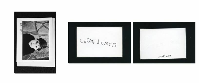 Colton James - Signed Autograph and Headshot Photo Poster painting set - Jurassic Park - Lost Wo