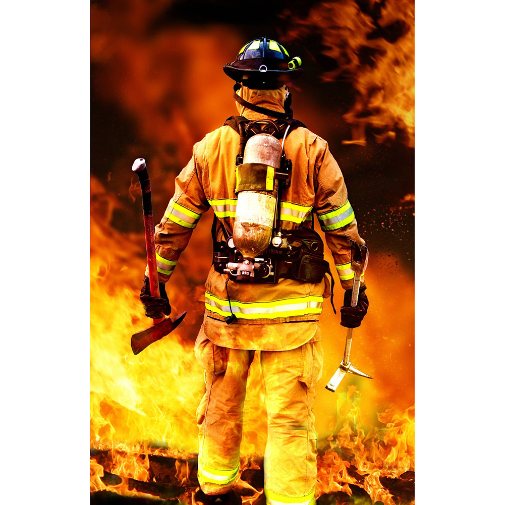 

Firefighters - Round Drill Diamond Painting - 45*70CM (Big Size), 501 Original