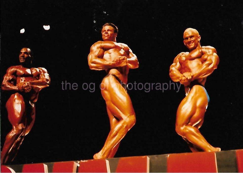 MUSCLE MEN Champion IRONMAN Bodybuilders FOUND Photo Poster paintingGRAPH Color Portrait 07 12 D