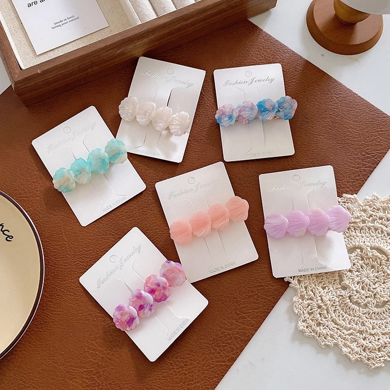 Women’s Casual Sweet Shell Acetic Acid Sheets Hair Clip