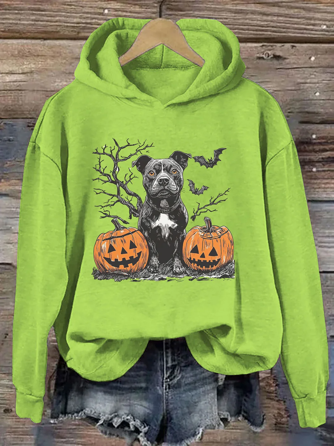 Pitbull Halloween Hoodie