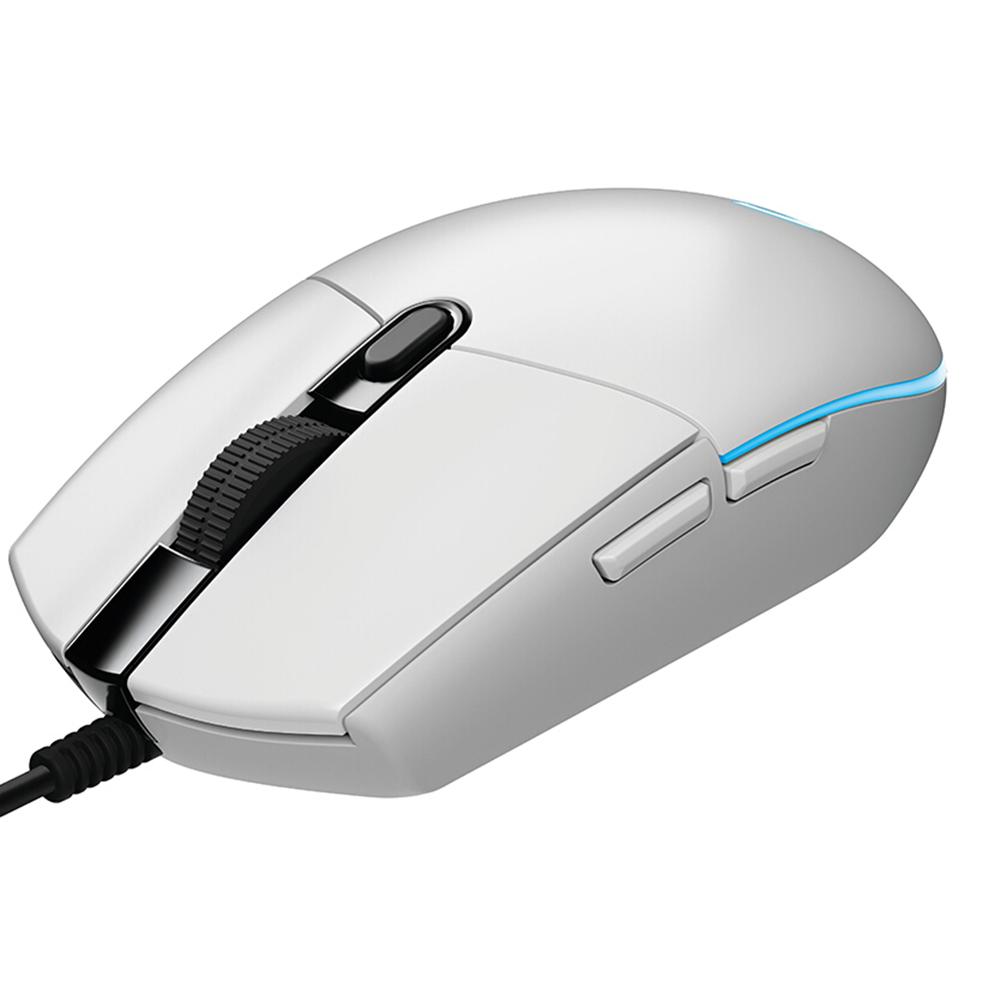 

Logitech G102 Gaming Mouse Programmable 6000DPI RGB Wired Mouse -White, 501 Original