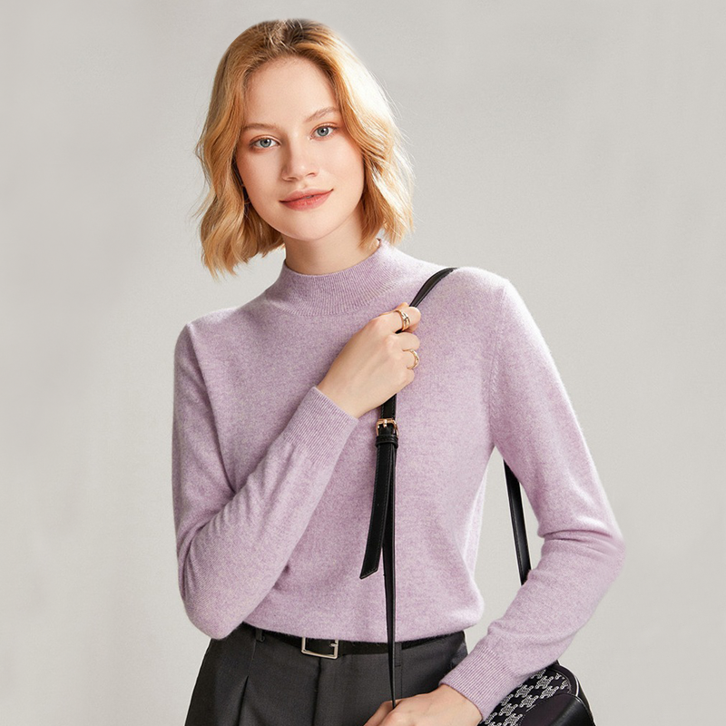 Muti-color Women's Cashmere Sweater REAL SILK LIFE