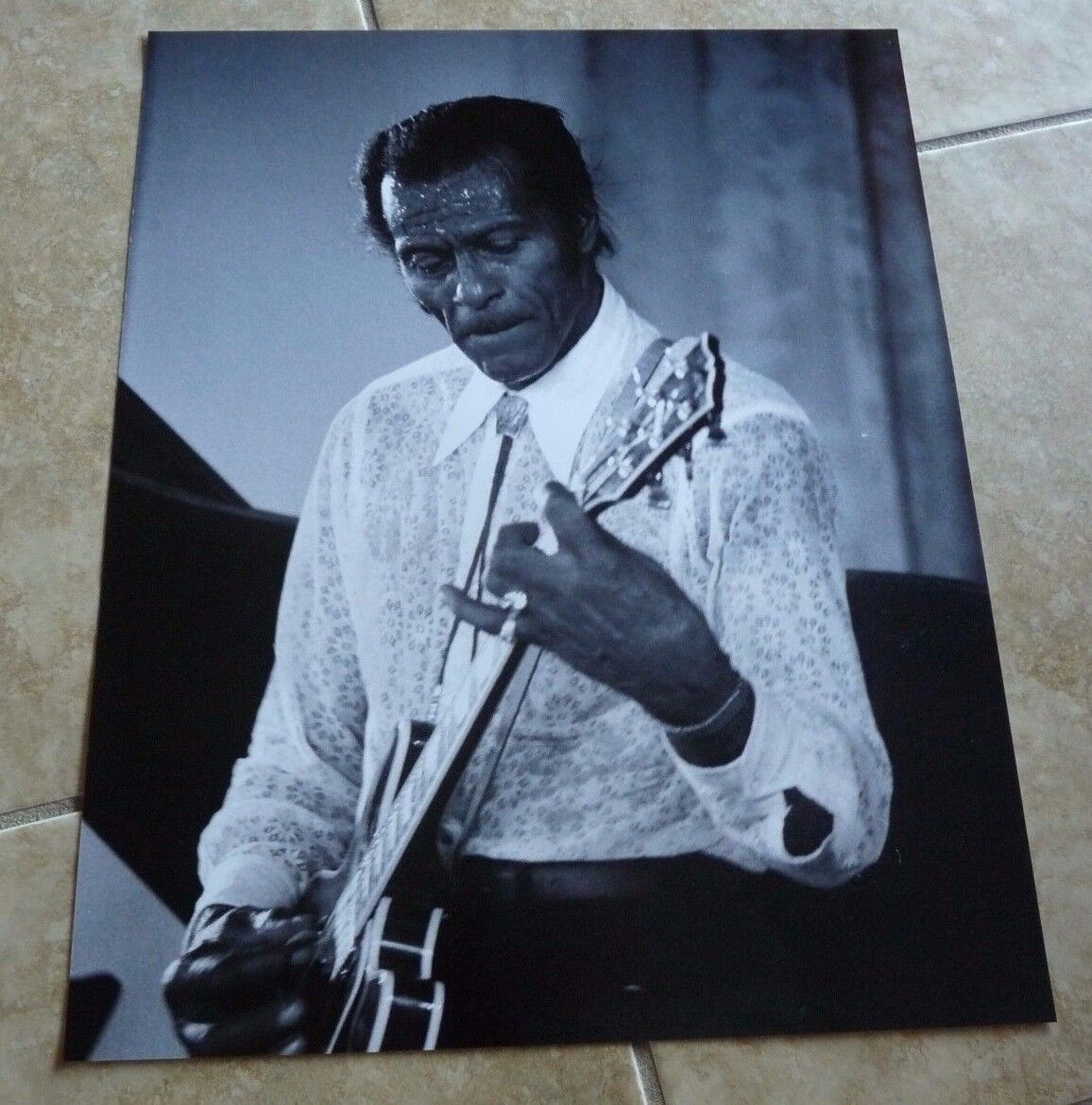 Chuck Berry HUGE Live 16x20 High Quality Photo Poster painting Rock & Roll Music Legend