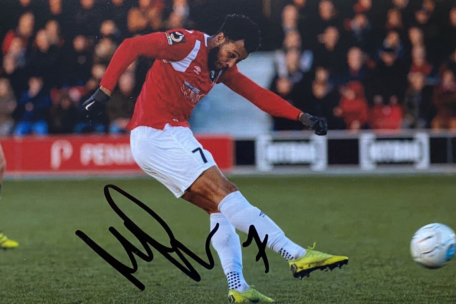 Matt Green Genuine Hand Signed Salford City 6X4 Photo Poster painting