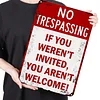 No Trespassing - Vintage Metal Signs - 20*30cm/30*40cm - Warning