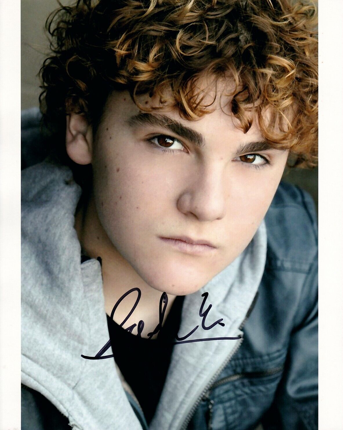 JAKE ELLIOTT hand-signed FANTASTIC YOUNG 8x10 CLOSEUP authentic w/ UACC RD COA