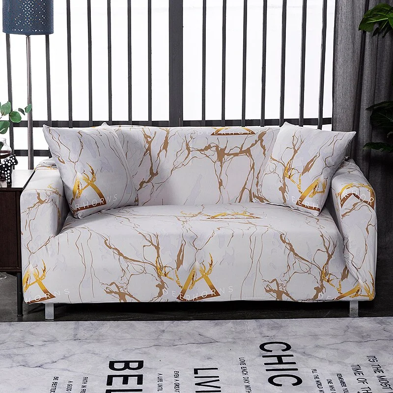 Athvotar Printing Elastic Slipcovers Stretch Sofa Covers for Living Room Corner Couch Cover Sectional Armchair Cover 1/2/3/4 seat