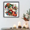 Diamond Painting-DIY Crystal Rhinestone Xmas Elve & Stocking(40x40cm)