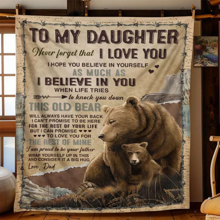 I Believe In You - A932 - Brown Bear Premium Blanket The Cold Blanket