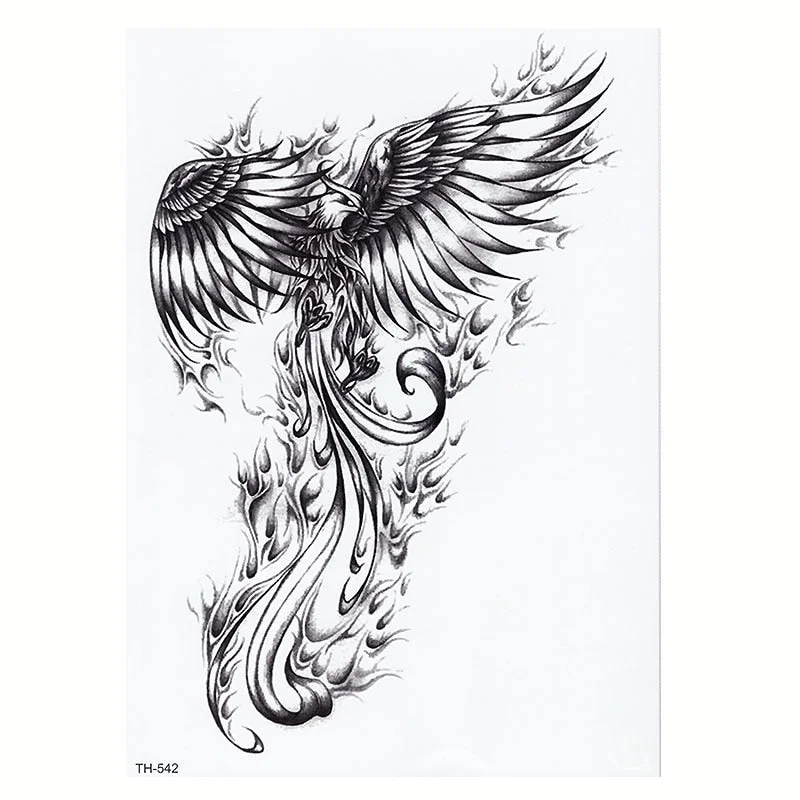 CROWN SKULL SCYTHE DEATH ANGEL WINGS CROSS TEMPORARY TATTOO, CRUCIFIX, BODY ART, MENS, WOMENS