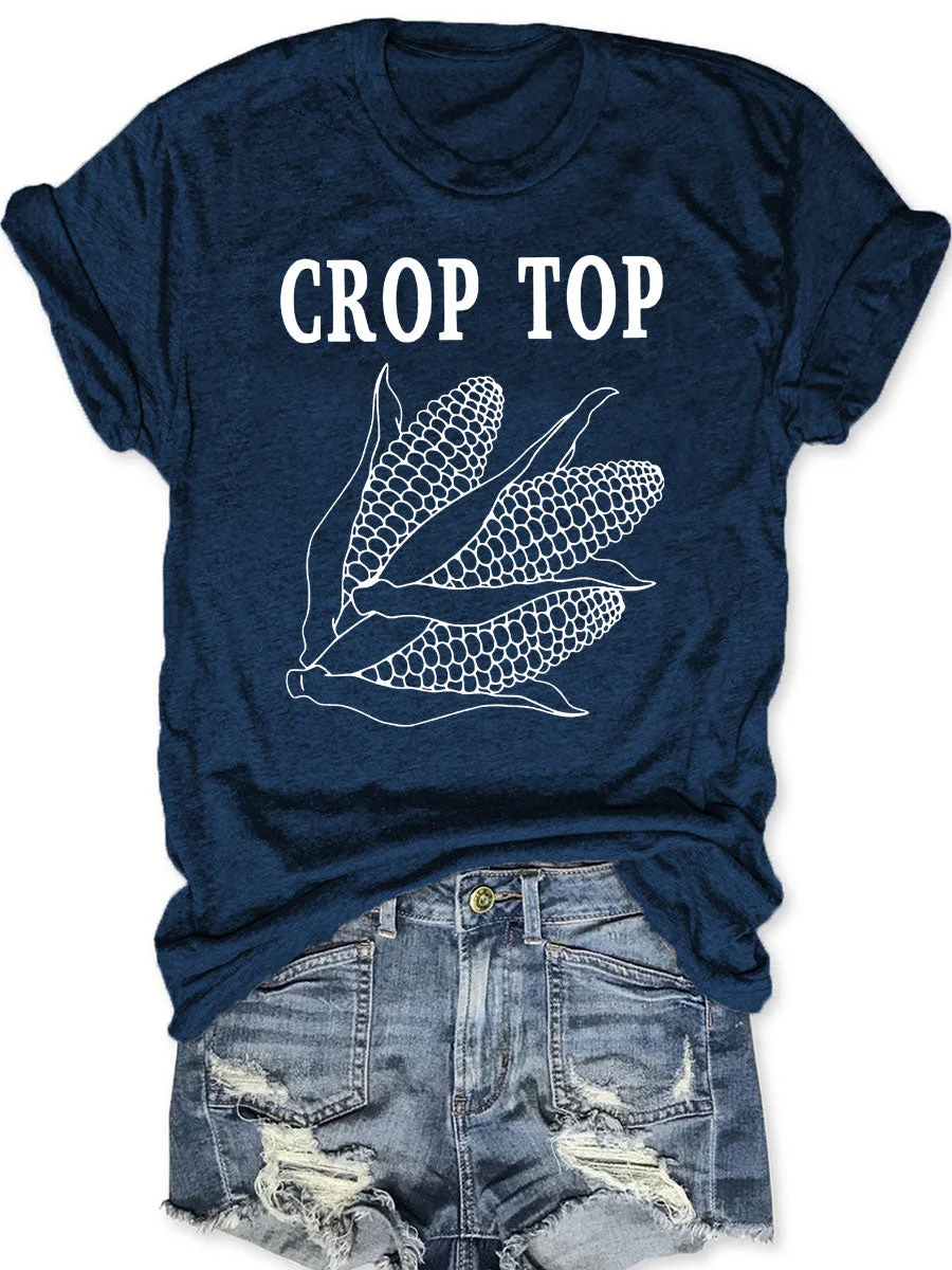 Corn Crop Top T-shirt