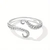 Octopus Wrap Ring 925 Sterling Silver