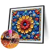 Diamond Painting -DIY Full Round Drill Stained Glass Flower(40*40 CM)