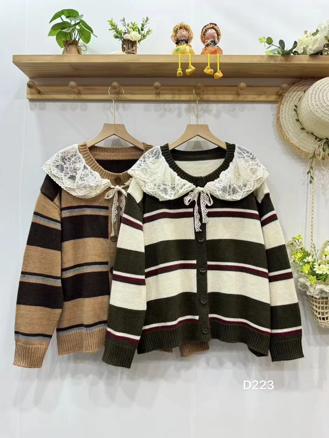 Chicfifth Sweater Women Winter Long Sleeve High Quality Autumn Vintage Top Knitted Cardigan
