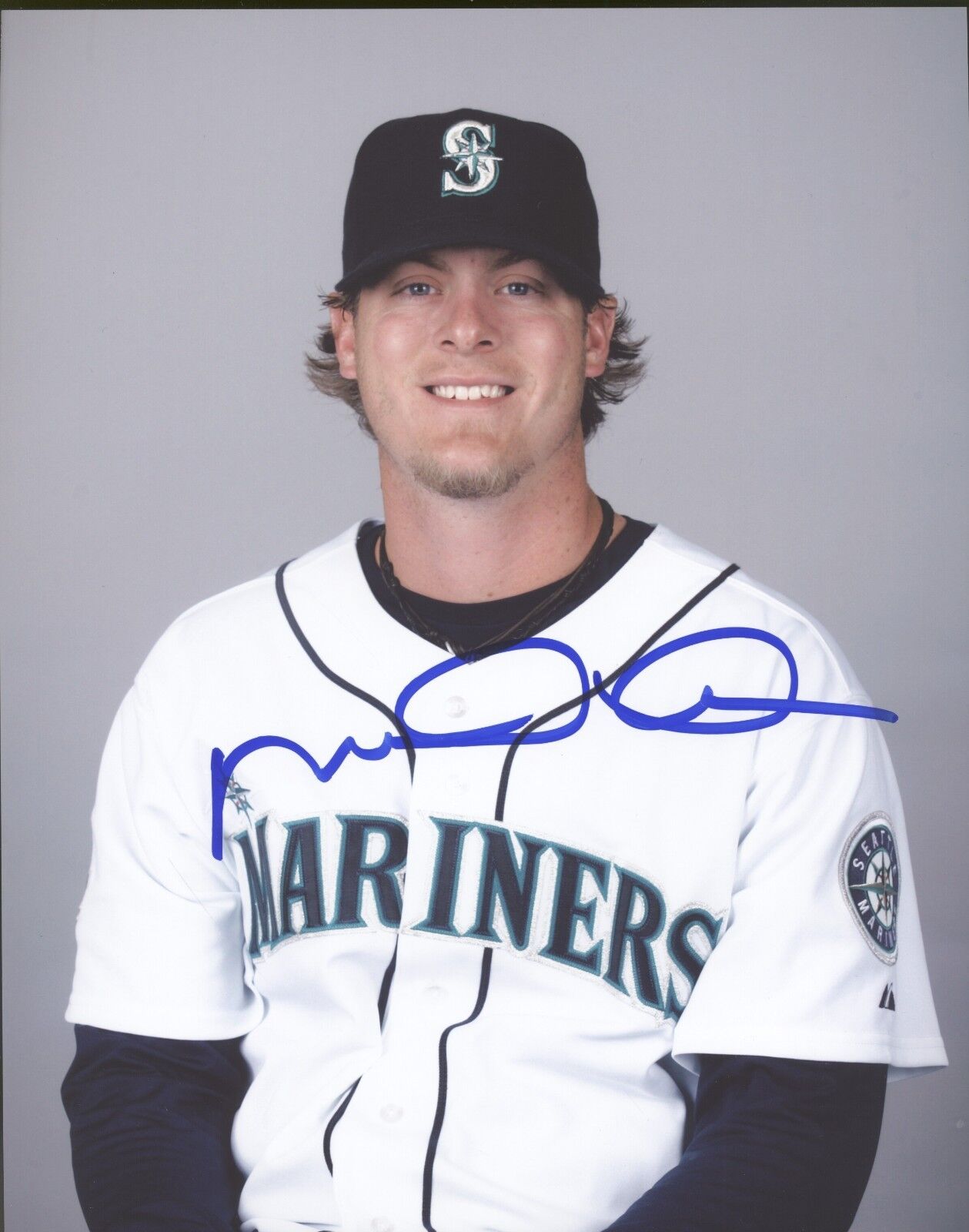 Seattle Mariners Mark Lowe Autographed 8x10 Photo Poster painting A