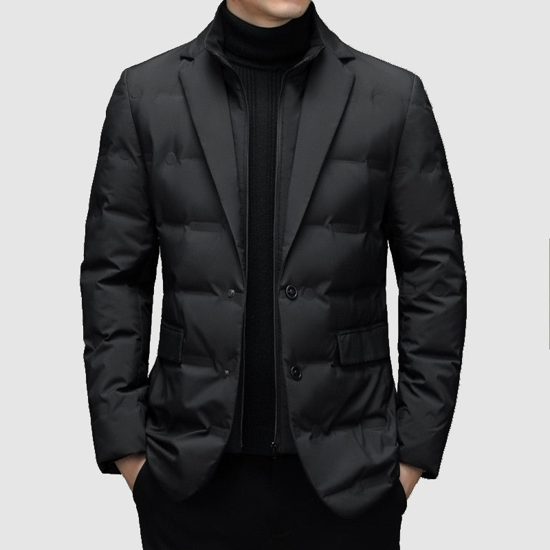 Men’s Classic Brown Hooded Windbreaker