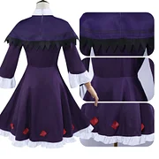 [Wetrose] Homura Akemi Cosplay Costume Mahoushoujo Magic Girl Puella Magi  Magica Walpurgisnacht Rising Movie Set Wig Halloween