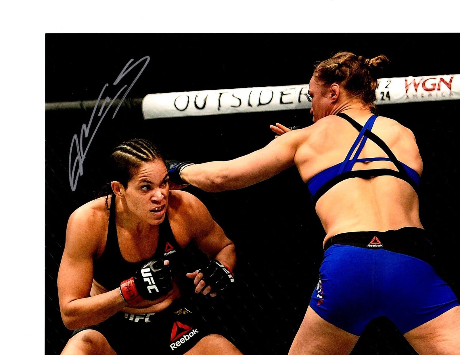 Amanda Nunes autographed signed UFC 8x10 Photo Poster painting