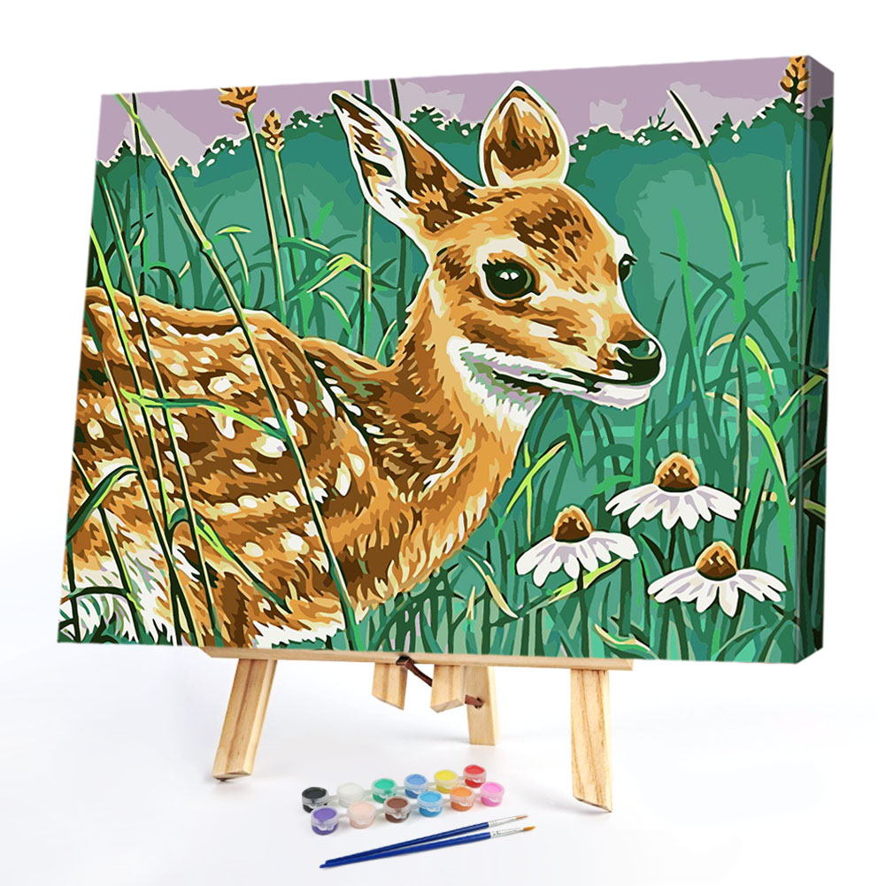 

40*50CM Paint By Numbers-Little Fawn, 501 Original
