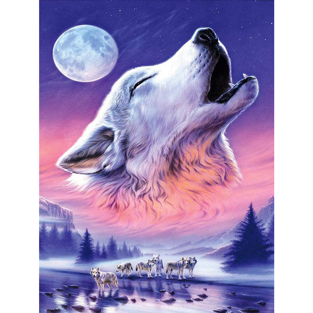

Dolphin - 11CT Stamped Cross Stitch - 36*46CM, 501 Original